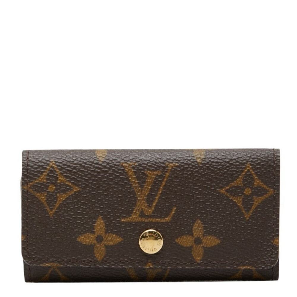 Louis Vuitton Monogram Multicles 4 Key Case 4-Hook Brown